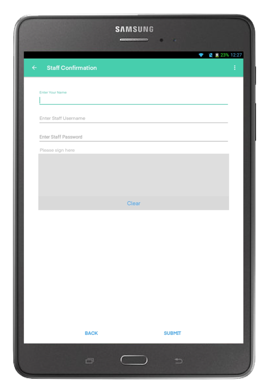 SmartINTERACTION Product - Staff Confirmation